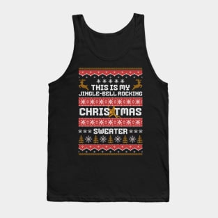 My Jingle-Bell Rocking Christmas Sweater Tank Top